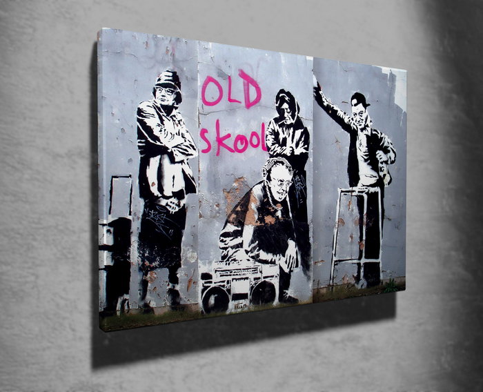 Wallity Lienzo Decorativo Banksy WY53 50 x 70 cm Wallity Lienzo Decorativo Banksy WY53 50 x 70 cm
